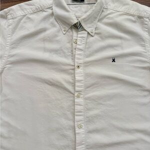 Men's White Button-Down Shirt